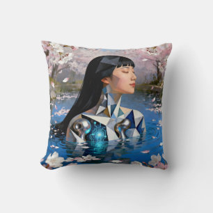 "Water's Digital Dream" - ein digitales Portrait Kissen