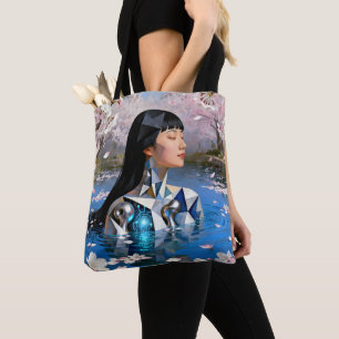 "Water's Digital Dream" - ein digitales Portrait Tasche