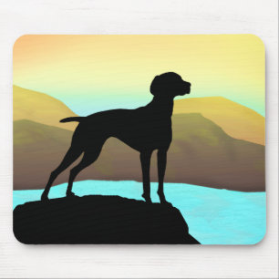 Waterside Vizsla T - Shirts, Kleid u. Geschenk Mousepad