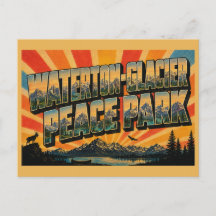 Waterton-Glacier-Friedenspark Rocky Mountain Lakes