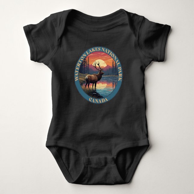 Waterton Lakes National Park of Canada Baby Strampler (Vorderseite)