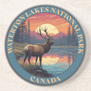 Waterton-Lakes-Nationalpark von Kanada Getränkeuntersetzer