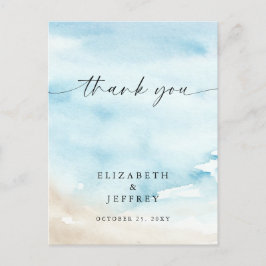 Waterton Ocean Sea Summer Beach Carte de remerciem