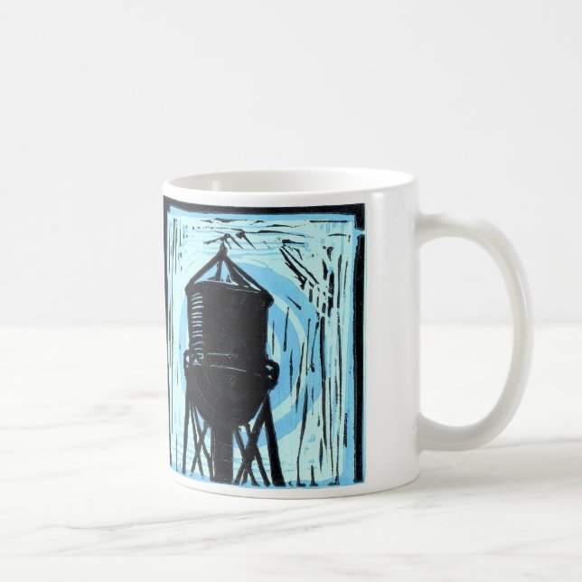 watertower Blau-Tasse Kaffeetasse (Rechts)