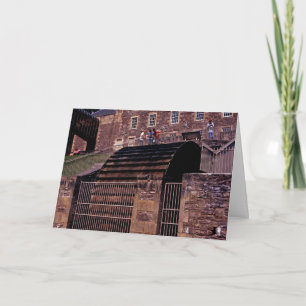Waterwheel New Lanark Schottland Postcard Karte