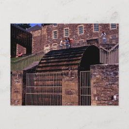 Waterwheel New Lanark Schottland Postkarte