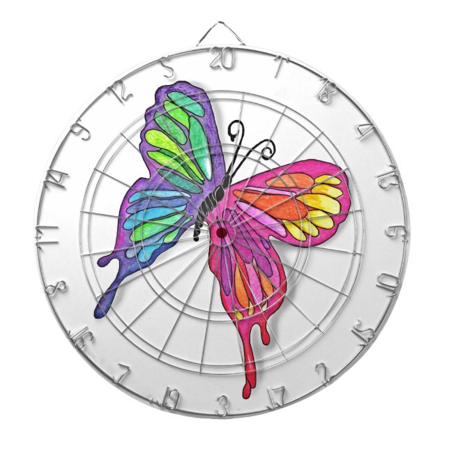 Watery Butterfly Dartscheibe (vorne)