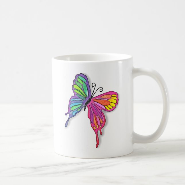 Watery Butterfly Kaffeetasse (Rechts)