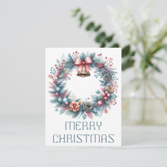 Wath Christmas Card Feiertagskarte (Stehend Vorderseite)
