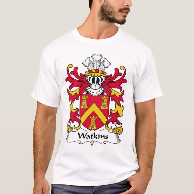 Watkins Familienwappen T-Shirt (Vorderseite)