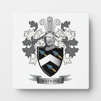 Watkins-Familienwappen-Wappen Fotoplatte