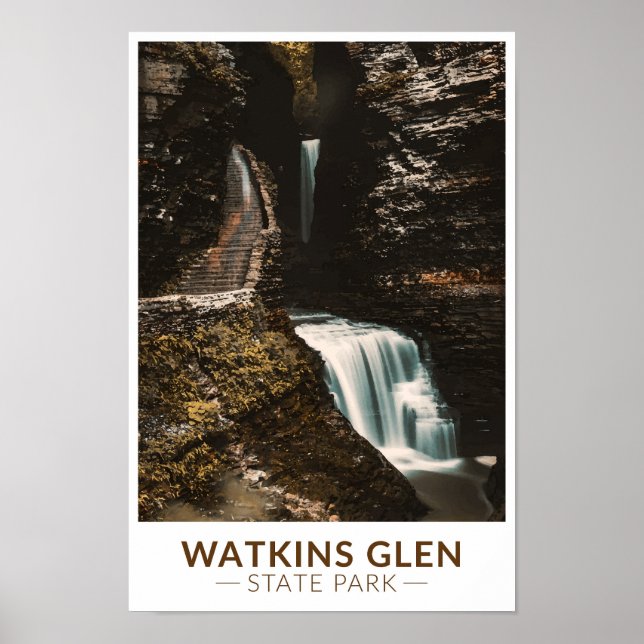 Watkins Glen Staat Park New York Poster (Vorne)