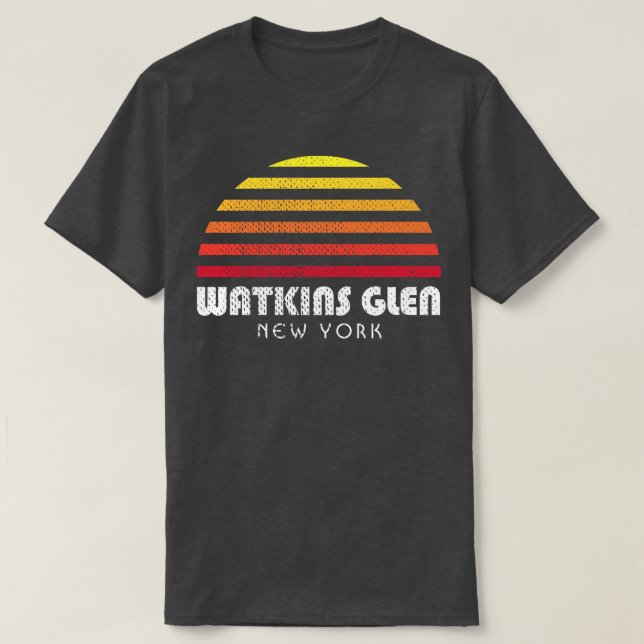 Watkins Glen Staat Park New York T-Shirt (Design vorne)
