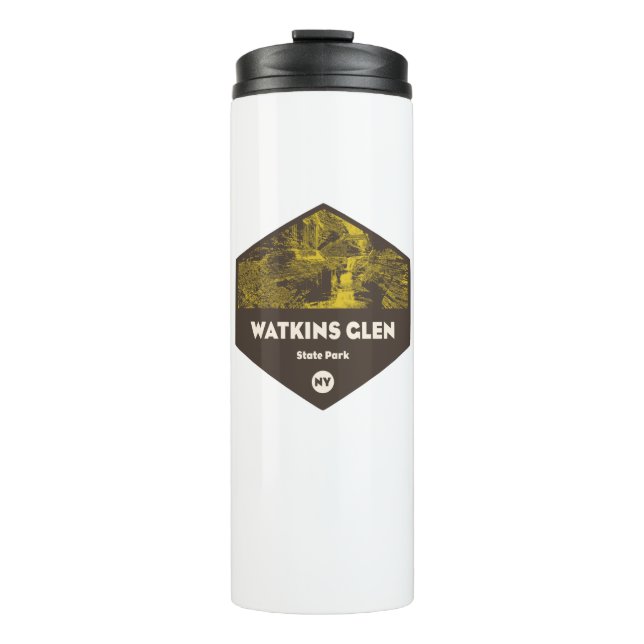 Watkins Glen Staat Park New York Thermosbecher (Vorderseite)