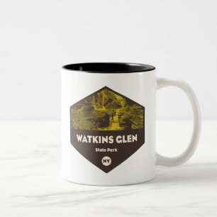Watkins Glen State Park New York Zweifarbige Tasse