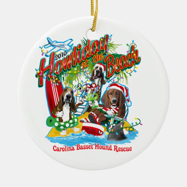 Watscheln Sie 2010 Keramik Ornament (Vorne)