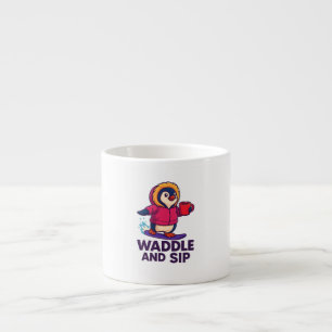 Watscheln und Schlürfen Espressotasse