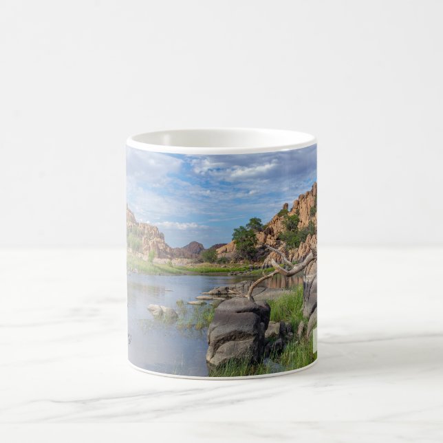 Watson Lake Psalm 23:1,2 KJV Kaffeetasse (Mittel)