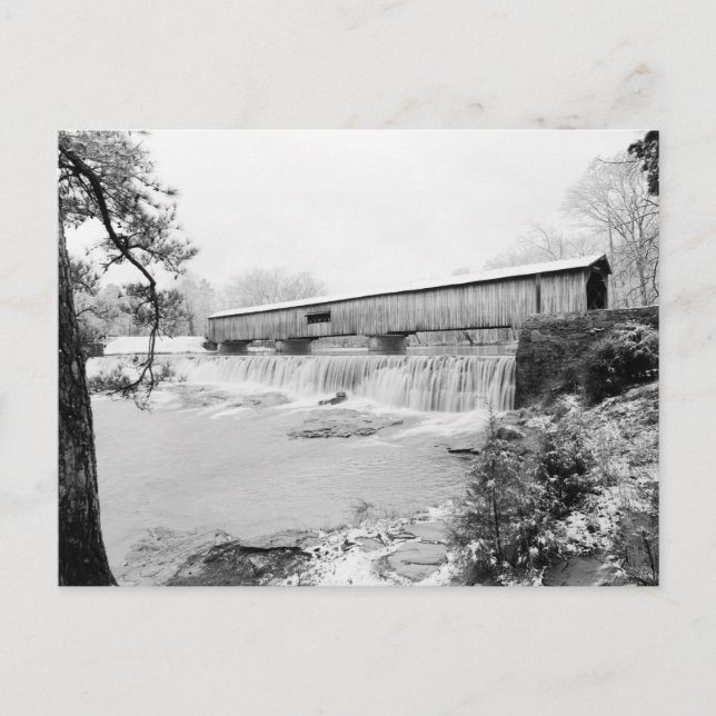 Watson Mill Bridge Postkarte (Vorderseite)