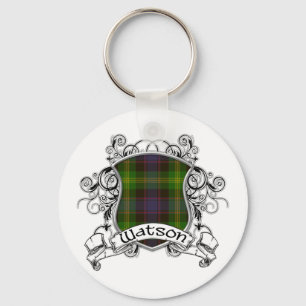 Watson Tartan Shield Schlüsselanhänger