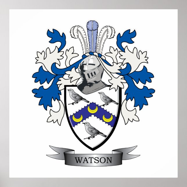 Watson-Wappen Poster (Vorne)