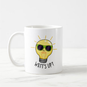 Watt up Funny Light Bulb Pun Kaffeetasse