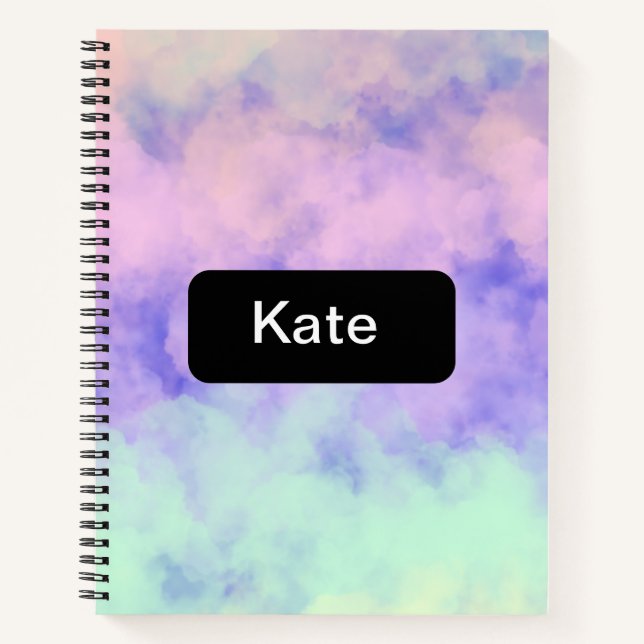 Wattewolken Notizbuch (Vorderseite)