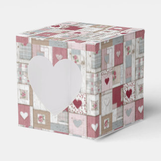 Wattierte Herzen Geschenkschachtel