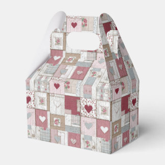 Wattierte Herzen Geschenkschachtel