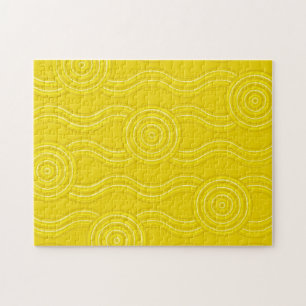 Wattle Australian Dreamtime River Pattern