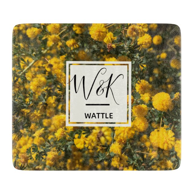 Wattle Schneidebrett (Vorderseite)