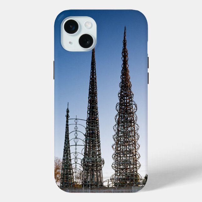 Watts Towers Los Angeles Case-Mate iPhone Hülle (Rückseite)