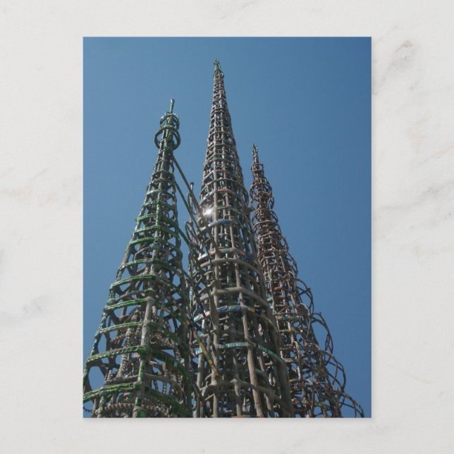 Watts Towers Postcard Postkarte (Vorderseite)