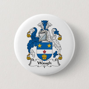 Waugh Familienwappen Button