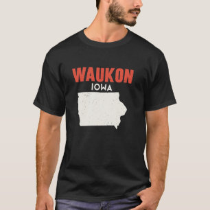 Waukon Iowa USA Staat America Travel Iowan T-Shirt