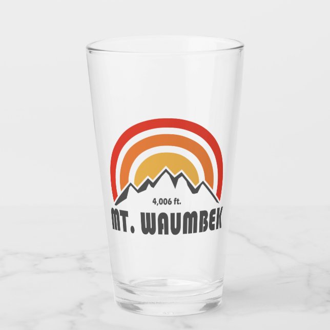 Waumbek New Hampshire Glas (Vorderseite)
