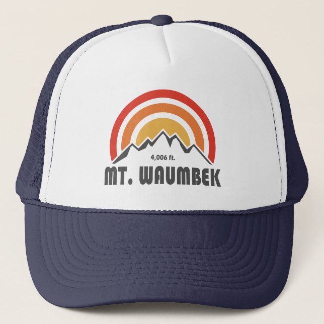 Waumbek New Hampshire Truckerkappe (Vorderseite)