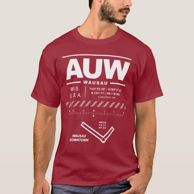 Wausau Downtown Airport AUW T - Shirt (Vorderseite)