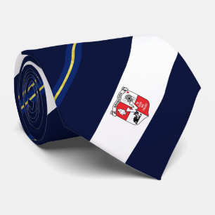 Wauwatosa (Wisconsin) Stadtflagge Neck Tie Krawatte