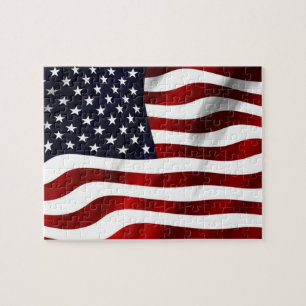 Wave American Flag
