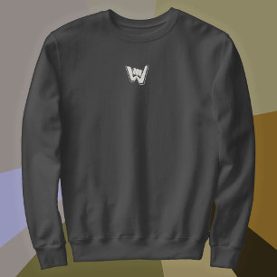 Wave and Walk Sweatshirt gris foncé logo W essenti