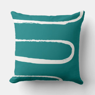 Wave Aquamarin Kissen