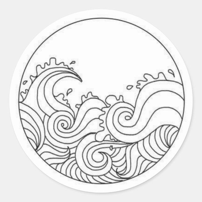 Wave Aufkleber (Vorderseite)