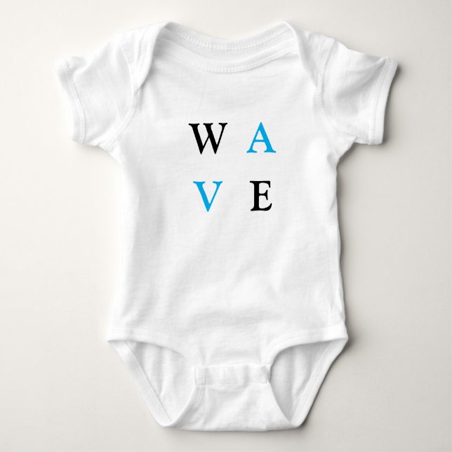 Wave-Babies Baby Strampler (Vorderseite)