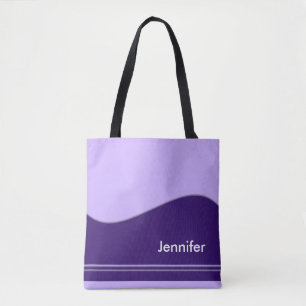 Wave Border violet + Ihr Backgr. Ideen Tasche