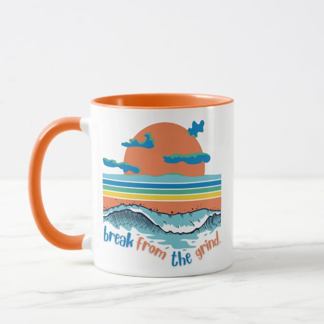 Wave Break BFTG Kaffee Tasse (Links)