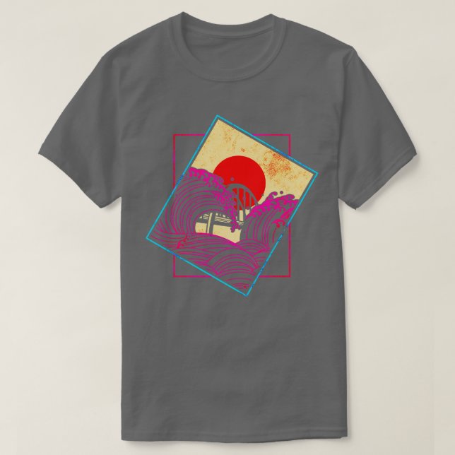 Wave Bridge Sun T-Shirt (Design vorne)