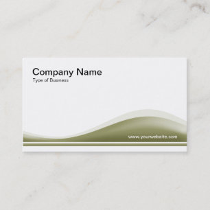 Wave Contour - Khaki Visitenkarte