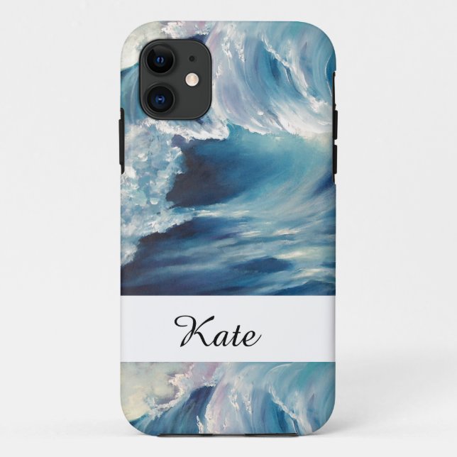 Wave curl Case-Mate iPhone hülle (Rückseite)