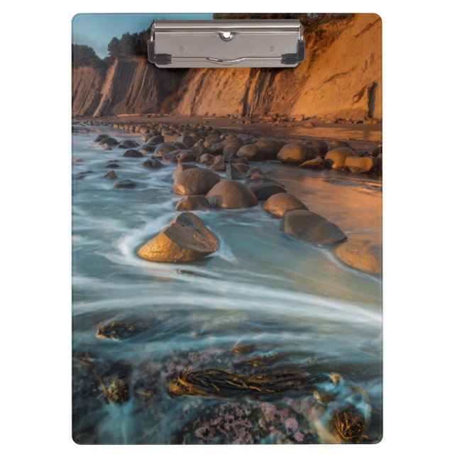 Wave entlang des Strandes, Kalifornien Klemmbrett (Vorderseite)